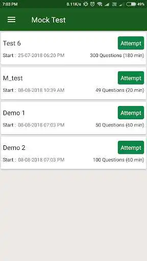 Play V.S.A. online test series as an online game V.S.A. online test series with UptoPlay