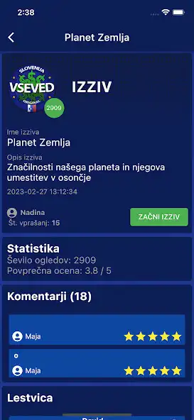 Play VSEVED Milijonar as an online game VSEVED Milijonar with UptoPlay