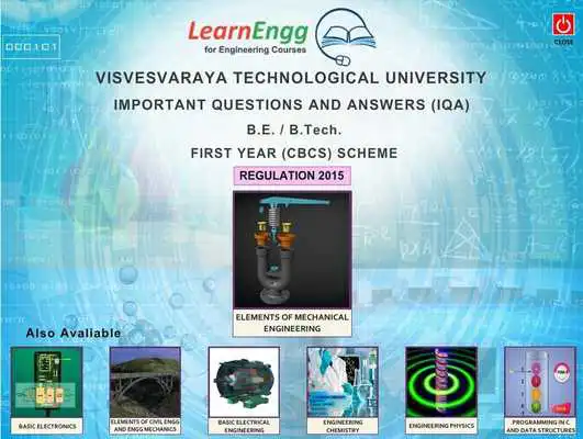 Play VTU Elem of Mechanical Engg Play VTU Elem of Mechanical Engg