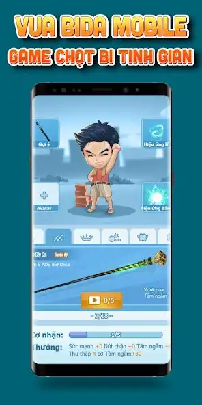 Play Vua Bi-a Mobile: Cây Cơ Pro as an online game Vua Bi-a Mobile: Cây Cơ Pro with UptoPlay