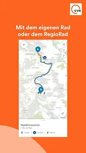 Play VVS Radroutenplaner as an online game VVS Radroutenplaner with UptoPlay