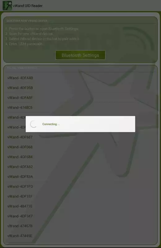 Play vWand UID Reader