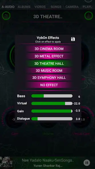 Play VybOn: 3D Audio Bass Dialog EQ Audio Video Player as an online game VybOn: 3D Audio Bass Dialog EQ Audio Video Player with UptoPlay