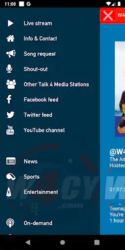 Play W4CY Radio
