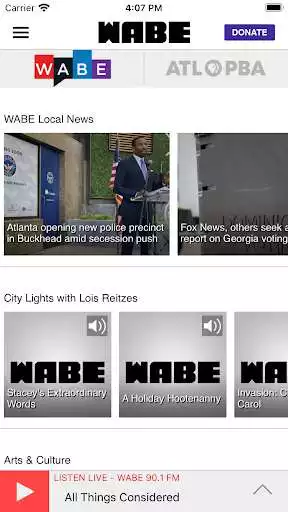 Play WABE Public Broadcasting App as an online game WABE Public Broadcasting App with UptoPlay