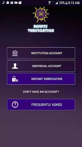 Play APK WAEC Result Verification  and enjoy WAEC Result Verification with UptoPlay com.sidmach.WaecMobile