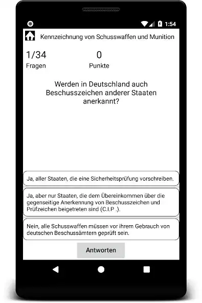 Play Waffenschein Waffensachkunde as an online game Waffenschein Waffensachkunde with UptoPlay