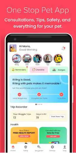 Play Waggle Pet App-RVing with Ease as an online game Waggle Pet App-RVing with Ease with UptoPlay