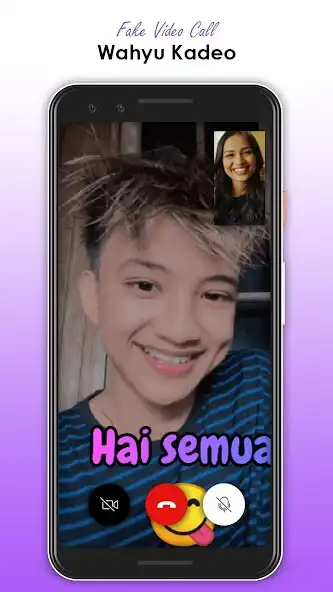 Play Wahyu Kadeo Video Call Prank as an online game Wahyu Kadeo Video Call Prank with UptoPlay