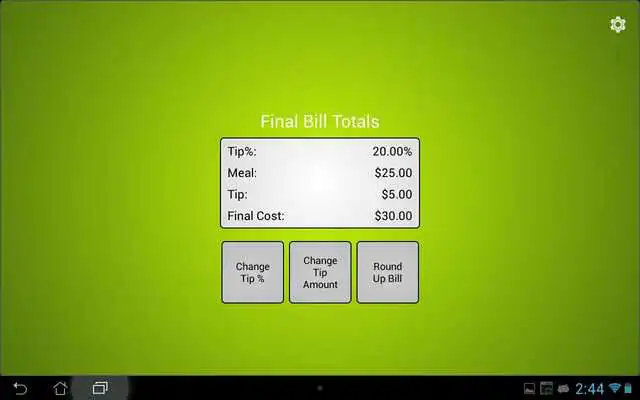 Play Waiter, Check Please! Tip Calc