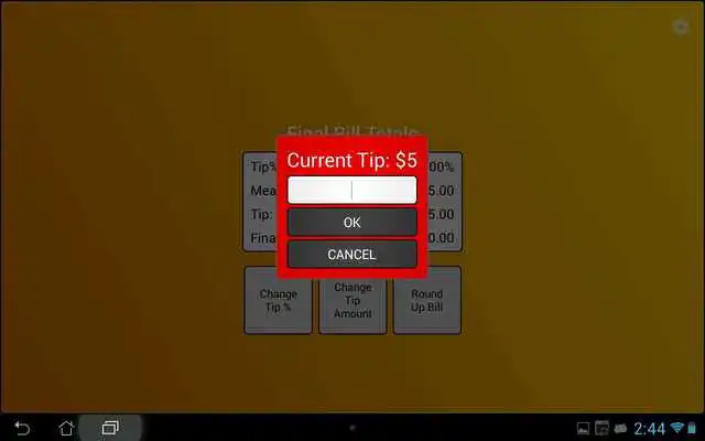 Play Waiter, Check Please! Tip Calc