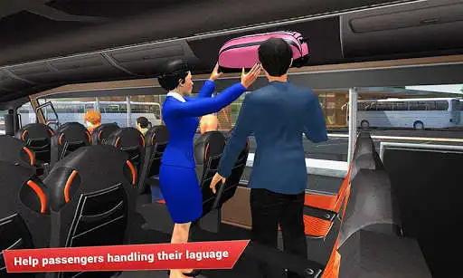 Play Waitress Coach Bus Simulator as an online game Waitress Coach Bus Simulator with UptoPlay