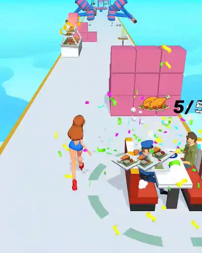 Play Waitress Run  and enjoy Waitress Run with UptoPlay