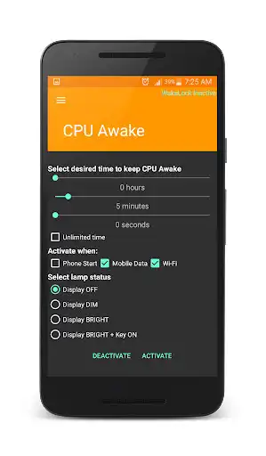 Play Wake Lock - CPU Awake