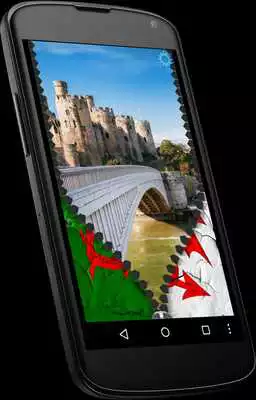 Play Wales flag zipper lock screen