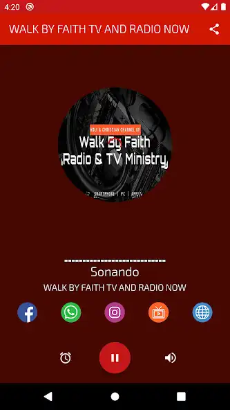 Play WALK BY FAITH TV AND RADIO NOW as an online game WALK BY FAITH TV AND RADIO NOW with UptoPlay