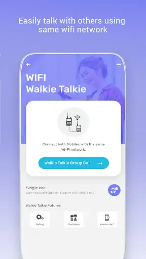 Play Walkie Talkie : WiFi Walkie Talkie as an online game Walkie Talkie : WiFi Walkie Talkie with UptoPlay