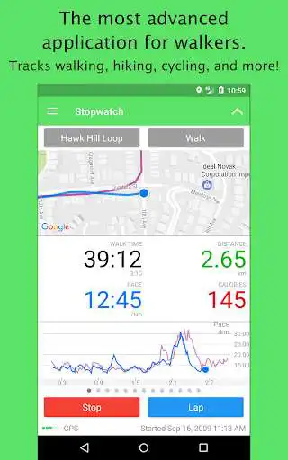 Play Walkmeter Walking  Hiking GPS  and enjoy Walkmeter Walking  Hiking GPS with UptoPlay