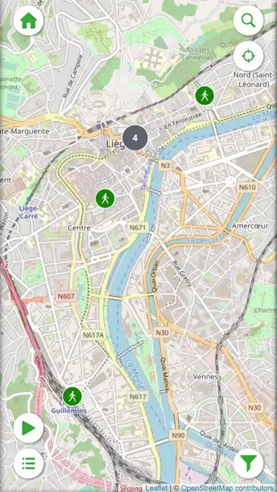 Play Walks through Liège as an online game Walks through Liège with UptoPlay
