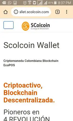 Play Wallet Scolcoin SCOL - Criptomoneda Colombiana POS as an online game Wallet Scolcoin SCOL - Criptomoneda Colombiana POS with UptoPlay