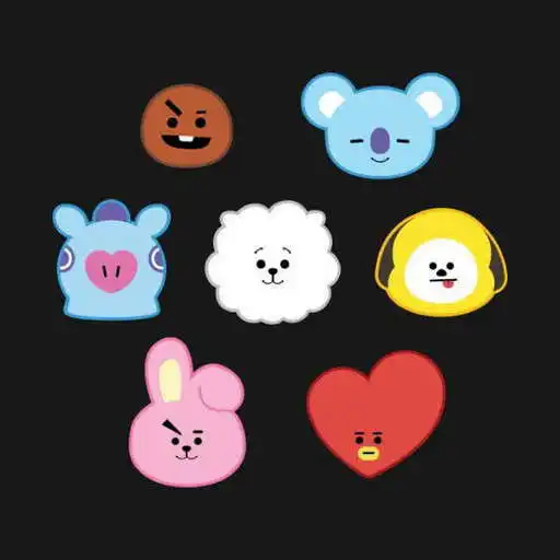 Play Wallpaper BT21 Lucu - Offline APK