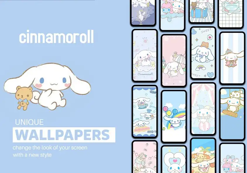 Play Wallpaper Cute Cinnamoroll HD  and enjoy Wallpaper Cute Cinnamoroll HD with UptoPlay