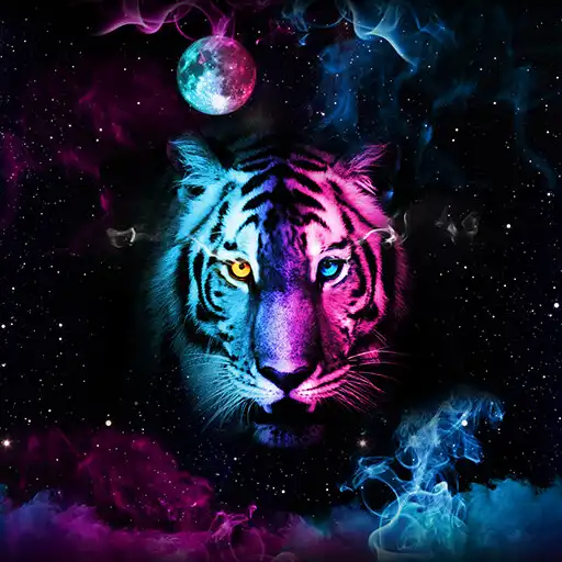 Play Wallpaper-Fantasy Color Tiger APK