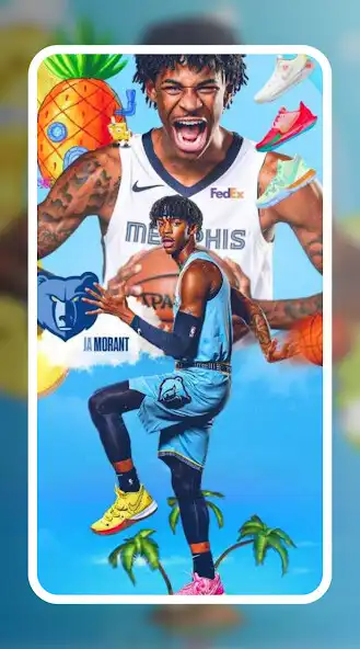 Play Wallpaper for Ja Morant  and enjoy Wallpaper for Ja Morant with UptoPlay