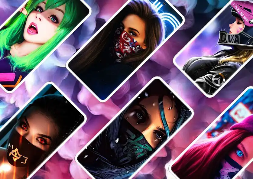 Play Wallpaper Girly as an online game Wallpaper Girly with UptoPlay