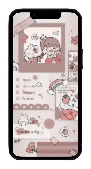 Play Wallpaper Kawaii v2 as an online game Wallpaper Kawaii v2 with UptoPlay