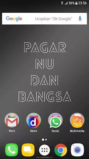 Play Wallpaper Pagar Nusa as an online game Wallpaper Pagar Nusa with UptoPlay