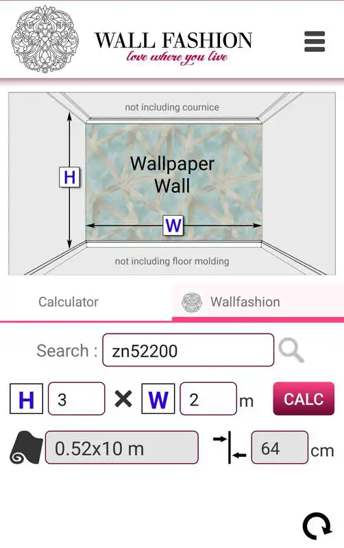 Play Wallpaper Roll Calculator
