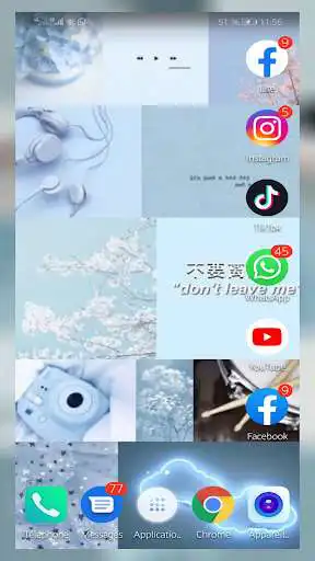 Play Wallpapers Aesthetic Blue  and enjoy Wallpapers Aesthetic Blue with UptoPlay