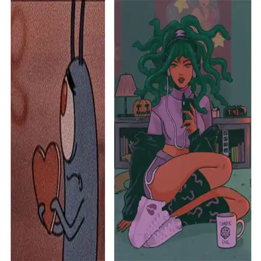 Play wallpapers : cartoon aesthetic 2021 APK
