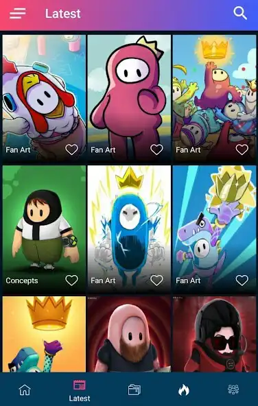 Play Wallpapers for Fall Guys Skins and Memes as an online game Wallpapers for Fall Guys Skins and Memes with UptoPlay