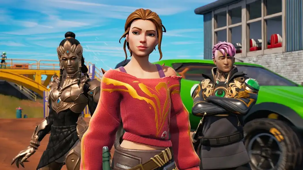 Play Wallpapers for Fortnite skins as an online game Wallpapers for Fortnite skins with UptoPlay