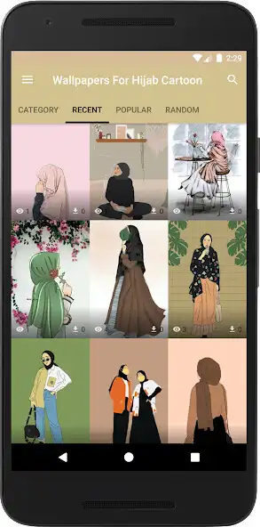 Play Wallpapers For Hijab Cartoon as an online game Wallpapers For Hijab Cartoon with UptoPlay