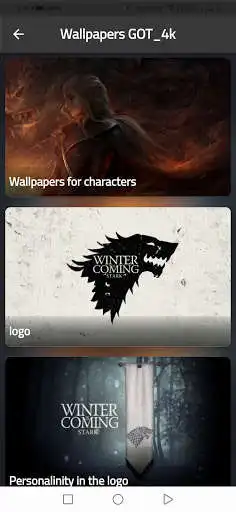 Play Wallpapers Got_4k  and enjoy Wallpapers Got_4k with UptoPlay