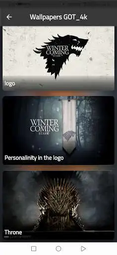 Play Wallpapers Got_4k as an online game Wallpapers Got_4k with UptoPlay