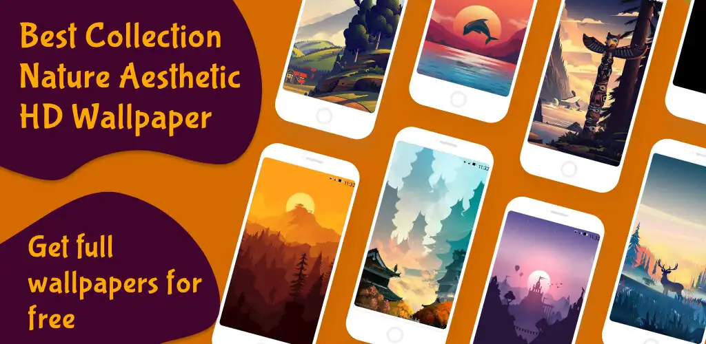 Play Wallpapers Nature Aesthetic HD  and enjoy Wallpapers Nature Aesthetic HD with UptoPlay