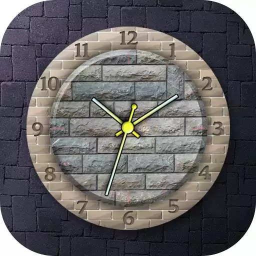 Play Wall Texture Clock Live Wallpaper APK
