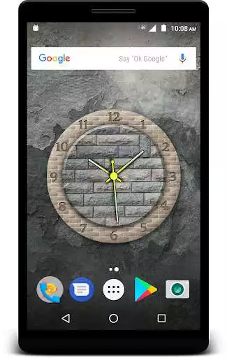 Play Wall Texture Clock Live Wallpaper  and enjoy Wall Texture Clock Live Wallpaper with UptoPlay