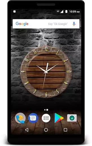 Play Wall Texture Clock Live Wallpaper as an online game Wall Texture Clock Live Wallpaper with UptoPlay