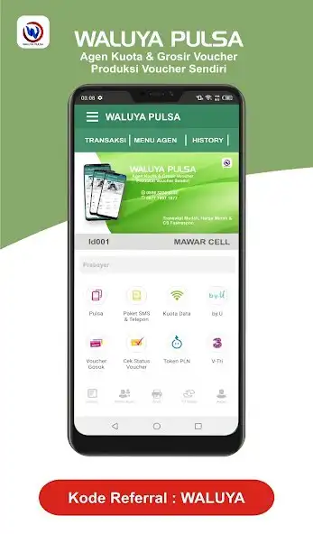 Play WALUYA PULSA : Grosir Pulsa  and enjoy WALUYA PULSA : Grosir Pulsa with UptoPlay