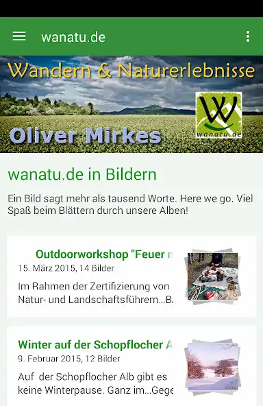 Play Wandern  Naturerlebnisse - wanatu.de  and enjoy Wandern  Naturerlebnisse - wanatu.de with UptoPlay