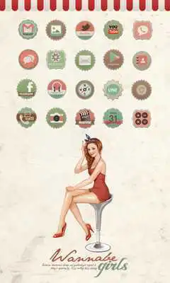 Play Wannabe girls Pin-up girl icon