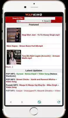 Play Wapking (Official) - MP3 Songs  Video play online