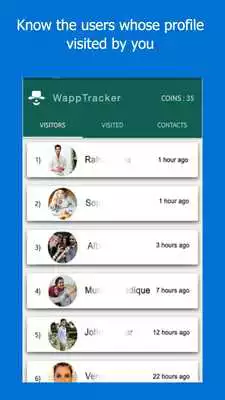 Play WappTracker, check who viewed my whtsapp profile