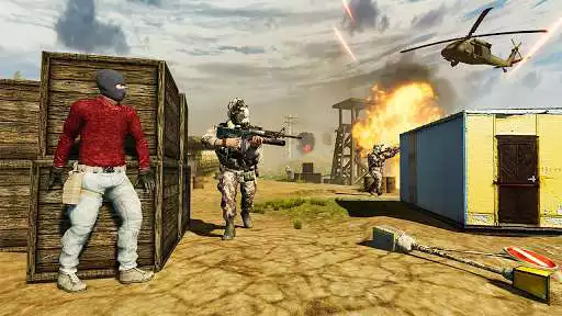 Play APK War Commando 3D - New Action Games 2021  and enjoy War Commando 3D - New Action Games 2021 with UptoPlay com.right.to.develop.jungle.commando.Shooter.game