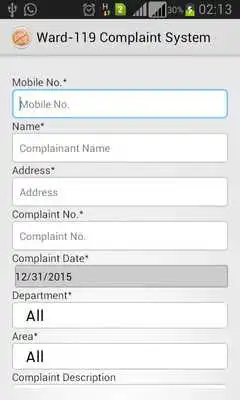 Play Ward-119 Complaint Management